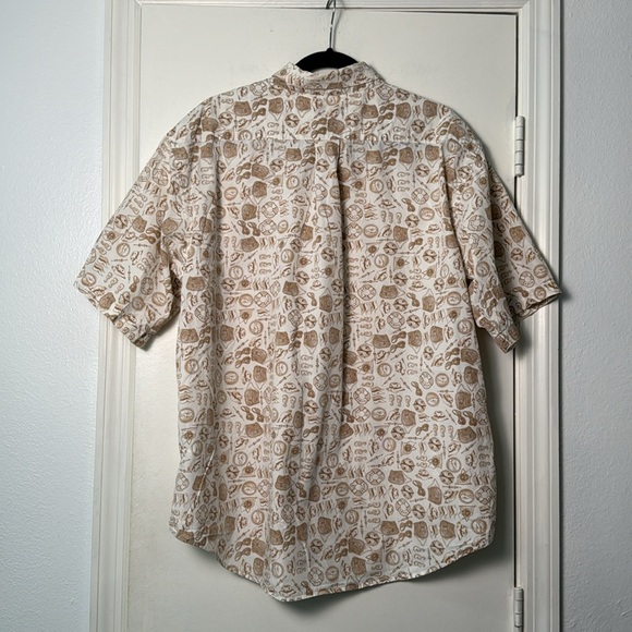 Roundtree and Yorke Expedition Adventure Short Sleeve Button Up Size Large - Picture 4 of 5